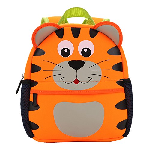 Mochila para niños, Animal Mochila Escolar TEAMEN® Toddler Kids Mochila Escolar para niños pequeños, Mochila para 2-5 años (Tigre)