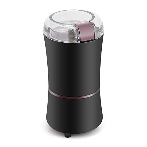 Molinillo de café eléctrico, profesional 400W / 3 onzas Máquina de molinillo de molinillo de café eléctrico, grado de molienda ajustable con cuchilla de acero inoxidable para frijoles / nueces / semil