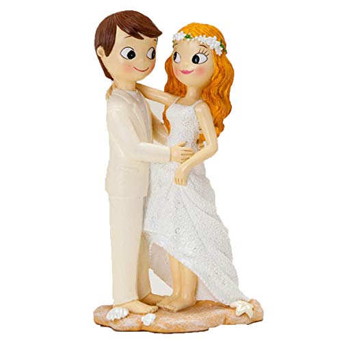 Mopec, Figura Pastel Pop&Fun Novios Descalzos en la Playa, 21 cm