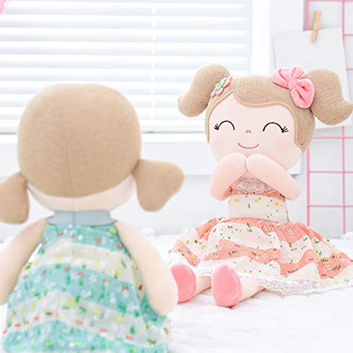 Muñecas Trapo Rellenas Muchacha Chica Primavera Mimoso Juguetes Peluche Rosado 16"