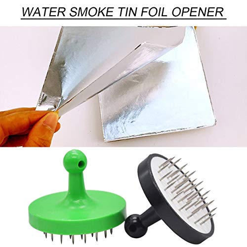 MXECO Nuevo hogar y jardín Hookah Perforadora de Papel de Aluminio para tazón Shisha Nargila Tubería de Agua Hookah Abrebotellas (Verde)