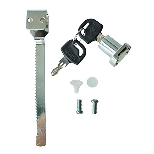 NaiCasy Reptiles terrario Vitrina Vitrina Corredera de Cristal Cerradura y Llave Negro, Seguridad y protección