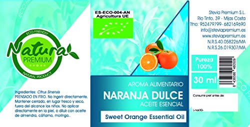 Natura Premium Aceite Esencial Naranja Dulce Bio 30 Ml 30 ml