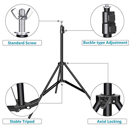 Neewer 2x3 Metros Kit de Soporte Estante de Fondo para Retrato, Fotografía de Producto y Grabación de Video