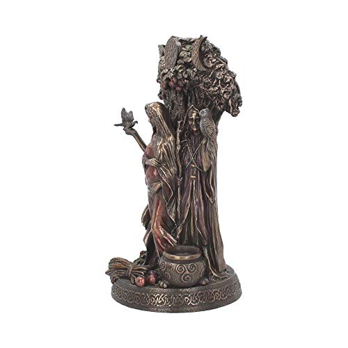 Nemesis Now Maiden, Madre, Crone - Figura Decorativa (32 cm), Color Bronce