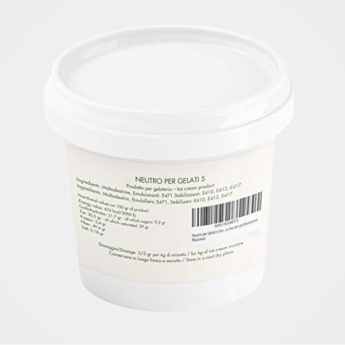 NEUTRO ESTABILIZANTE PARA HELADOS Y SORBETES (S) con emulsionante - 250 GR