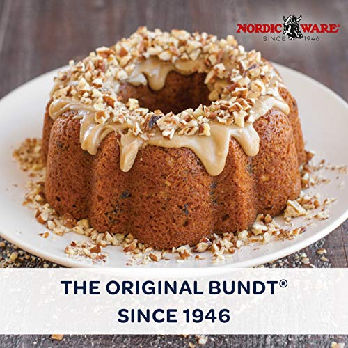 Nordicware 50037 - Molde para repostería, diseño Jubiläums-Bundt, color plateado
