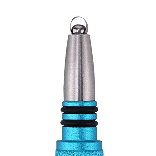 Nueva actualización de tatuaje de peluquería Hair Razor Pen, DIY Hair Carving Blades Pen con 20 cuchillas para salón de moda (Gold)