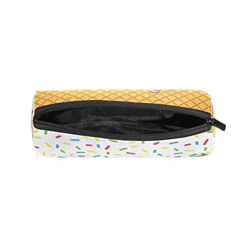 Oblea de pastel con esmalte estuche de lápiz de oficina titular de lápiz bolsa bolsa lápiz lápiz papelería bolsa cosméticos bolsa