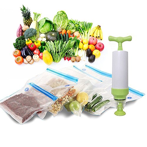OFKPO Sellador de Alimentos al Vacío, Selladora al Vacío para Conservación de Alimentos Máquina de Vacío