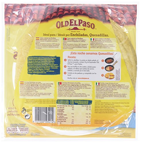 Old El Paso - Tortilla de Maíz y Trigo, 335g