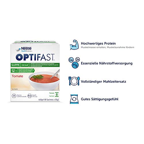 OPTIFAST home Suppe Tomate Pulver in Sachets, 8 pzas Bolsitas