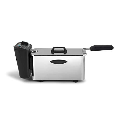 Orbegozo FDR 25-Freidora Profesional, 2000 W, 2,5 l, 2.5 kg, Acero Inoxidable