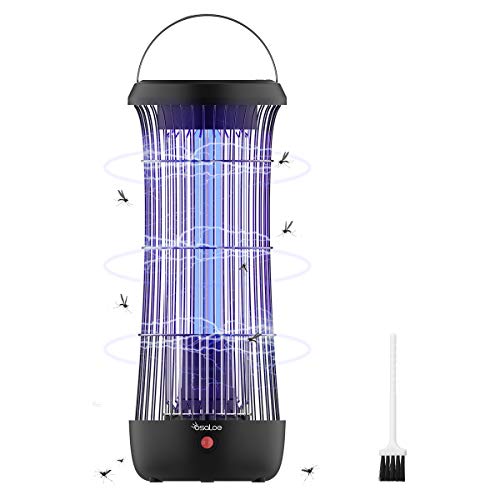 Osaloe Lámpara Antimosquitos Portátil, Asesino del Mosquitos y Insectos, Lámpara LED Iluminación Lámpara de Mosquitos Eléctrica para Casa, Cocina, Oficina, Dormitorio, Interior y Exterior