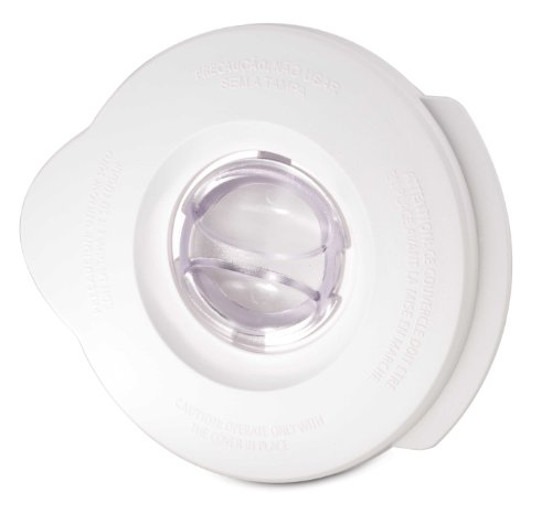 Oster BLSTAL-W00-050 - Tapa batidora de vaso Oster (blanca redonda y tapón de llenado redondo)