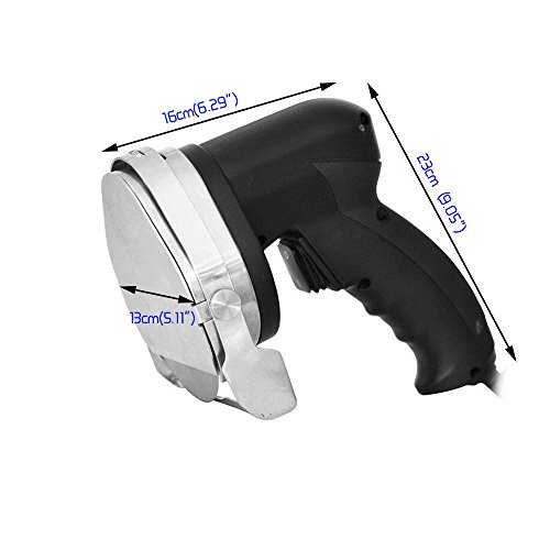 OUKANING Nuevo Cuchillo Cortador eléctrico para Kebab, Kebab Knife, Shawarma Eléctrico Gyro Doner Kebab 220V / 50Hz