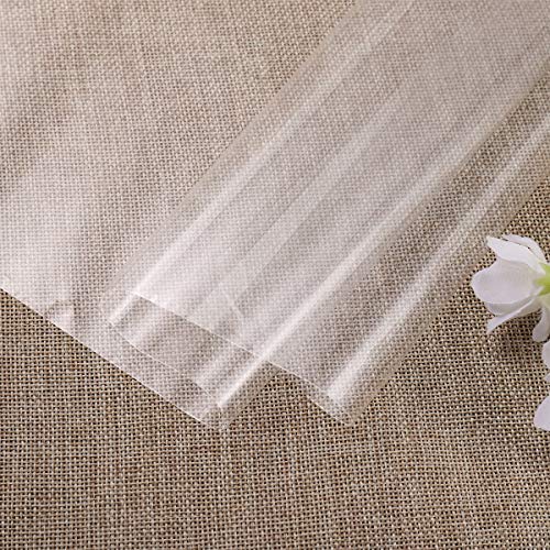 OUNONA - Rollo de papel celofán transparente para regalo, ramo de flores, cestas de regalo, artes y manualidades