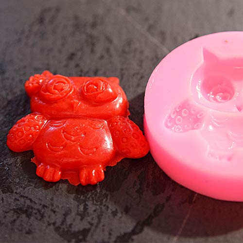 Outlet DRUCK-SHOP24 Fondant Moldes para Animales, Eule