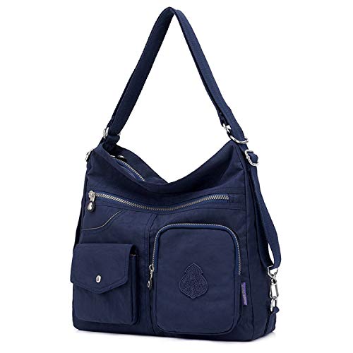 Outreo Mujer Bolsos de Moda Impermeable Mochilas Bolsas de Viaje Bolso Bandolera Sport Messenger Bag Bolsos Baratos Mano para Tablet Escolares Nylon