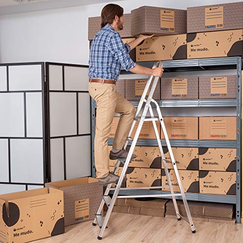 Pack 12 Cajas Carton para Mudanzas y Almacenaje Extra Grandes 600 x 300 x 275 mm Ultra Resistentes con Asas + Cinta Adhesiva, 100% ECO Box | packer PRO