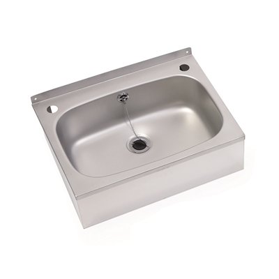 Pared de acero inoxidable lavamanos fw480