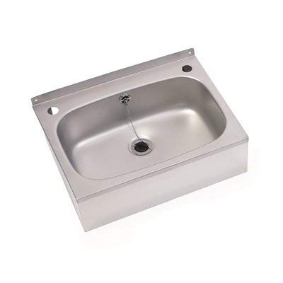 Pared de acero inoxidable lavamanos fw480