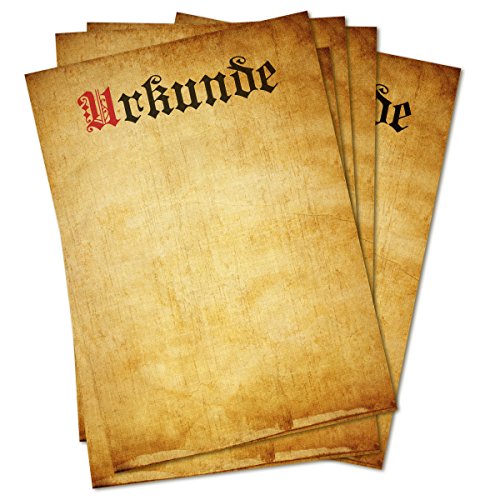 Partycards Papel de Escribir | 50 Hojas |Marrón|Formato DIN A4 (21,0 x 29,7 cm)|Gramaje 90 g/m² |impresión a Doble Cara, Adecuada para Todas Las impresoras