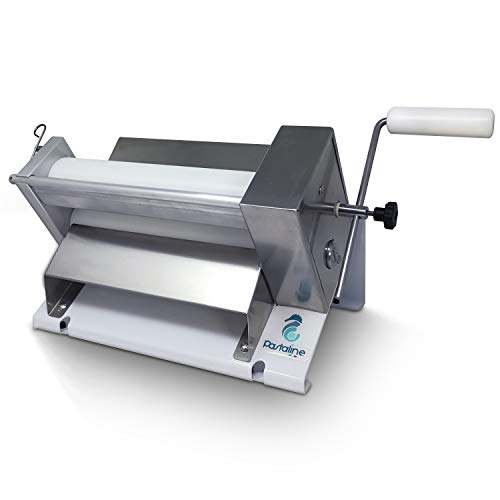 Pastaline Máquina Fondant Sfogliafacile MINI – Laminadora Fondant Número 1 para los Pasteleros Artesanos Italianos – Maquina Laminadora para Pasta Masa Fondant Modelado de Chocolate Hojaldre o Masa Quebrada de 0 a 12 mm de Grosor
