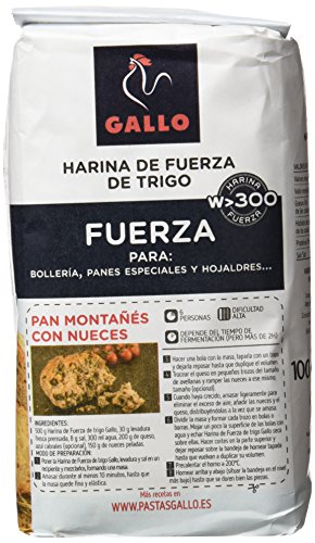 Pastas Gallo - Harina De Fuerza Paquete 1000 g - [Pack de 10]