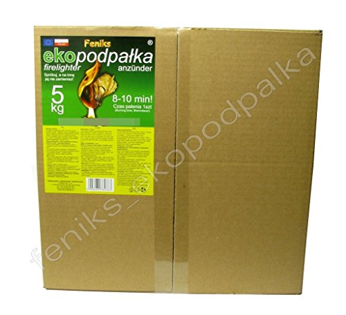 Pastillas - Encendedores de barbacoa Feniks unidades en la caja 500., para chimeneas, estufas, barbacoas y fogatas