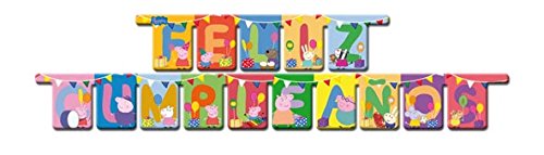 Peppa Pig - Guirnalda feliz cumpleaños (Verbetena 016000728)