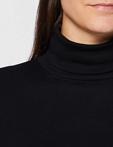 Petit Bateau Pequeño Barco bajo suéter icónico para Mujer Negro L