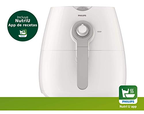 Philips AirFryer HD9216/80 - Freidora sin Aceite con Tecnología Rapid Air, 0.8 kg, Blanco