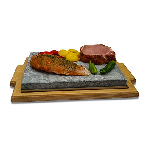 Piedra para Carne de 20x30 Modelo Bandeja Roble
