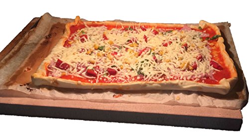 Piedra para pizza y pan, de chamota natural, fabricado en Alemania