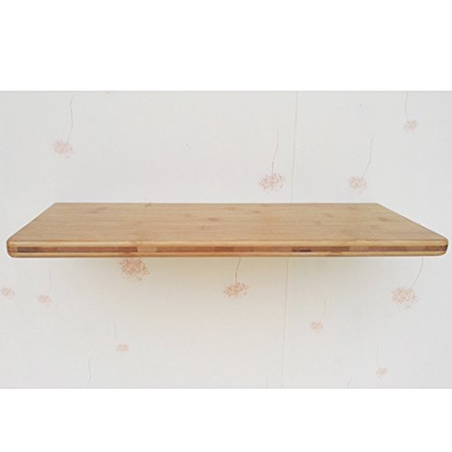 Pinji Balda Flotante Estante de Pared de Bambú Estilo Minimalista L