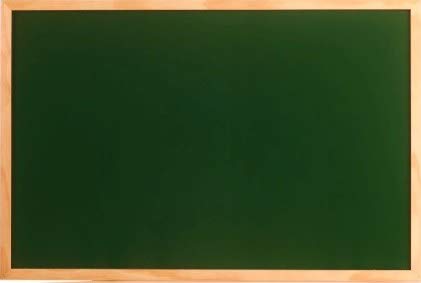 Pizarra Verde para tiza con marco de madera natural (30x40)