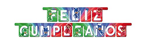 PJ Masks Guirnalda para decoración de fiestas (Verbetena 016001318)