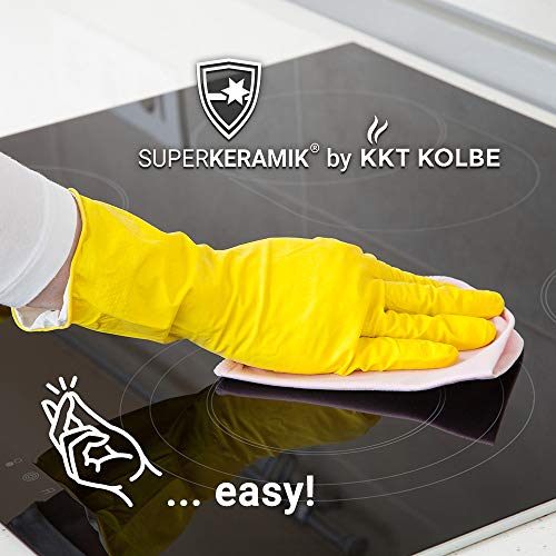 Placa de cocina por inducción 92cm (Autárquica, 7kW, 9 pasos, 4 zonas, sin marco, teclas sensoriales TouchSelect, amplificador, pantalla LED) IND9020RL - KKT KOLBE