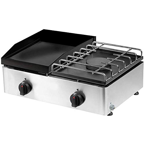 Plancha con fogón gas 60 - Maquinaria Bar Hostelería