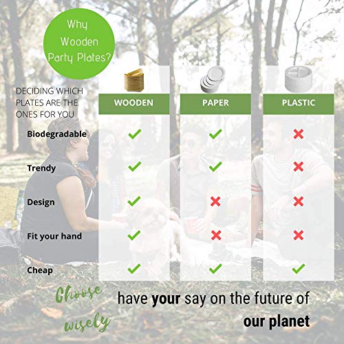 Platos Desechables Biodegradables 100 uds 10cm Vajilla Bebe Platos Bambu Bol de Madera Vajillas Naturales Alternativa al Plastico Papel y Carton Compostables Plato Bebe Ecologicos