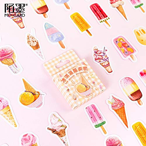 PMSMT 46 unids/Pack máquina expendedora de Helados Pegatinas Decorativas de papelería Scrapbooking DIY Diario álbum Etiqueta Adhesiva