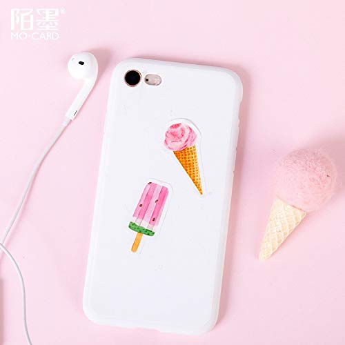 PMSMT 46 unids/Pack máquina expendedora de Helados Pegatinas Decorativas de papelería Scrapbooking DIY Diario álbum Etiqueta Adhesiva