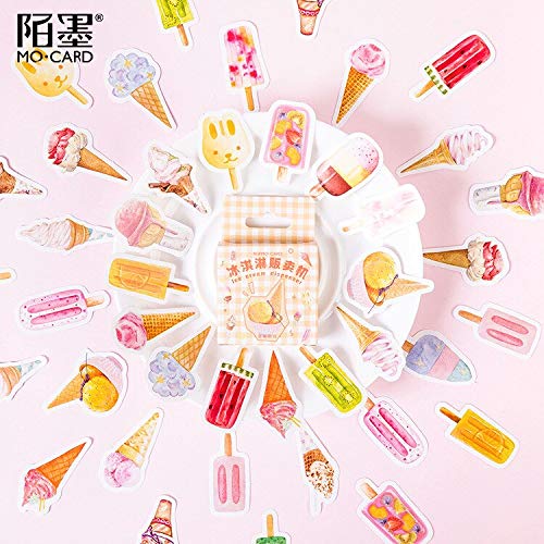 PMSMT 46 unids/Pack máquina expendedora de Helados Pegatinas Decorativas de papelería Scrapbooking DIY Diario álbum Etiqueta Adhesiva