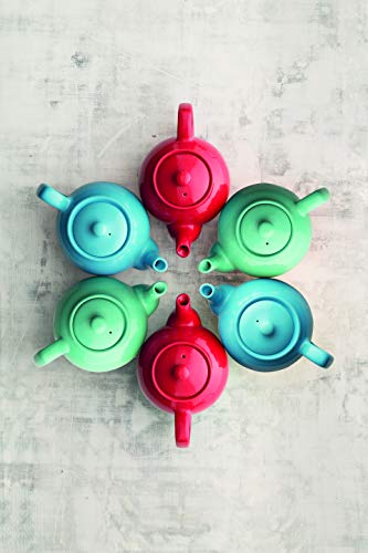 Price & Kensington 0056.613 - Tetera, Capacidad para 2 Tazas, tamaño pequeño, Color Rojo