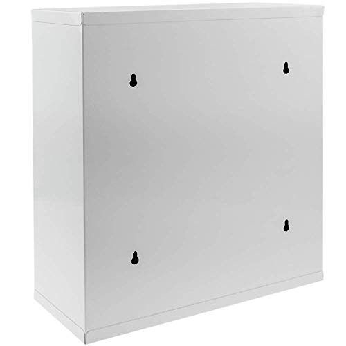 PrimeMatik - Botiquín de Primeros Auxilios. Armario metálico de Pared de 322 x 140 x 361 mm