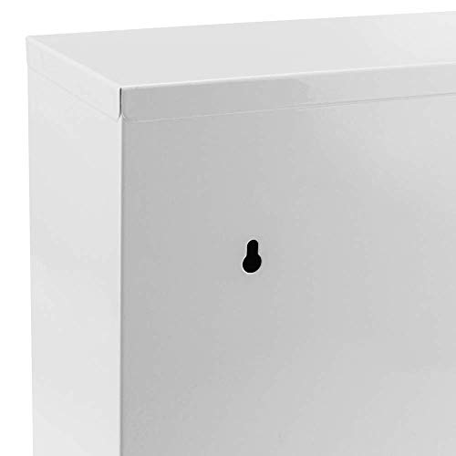 PrimeMatik - Botiquín de Primeros Auxilios. Armario metálico de Pared de 322 x 140 x 361 mm