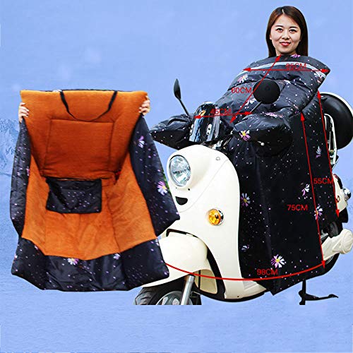 Protección contra el clima de la motocicleta, Scooter eléctrico Protector de la pierna Cubierta del viento, Cubierta de la pierna Para Scooter Lluvia Viento Protección contra el frío Rodilla,F