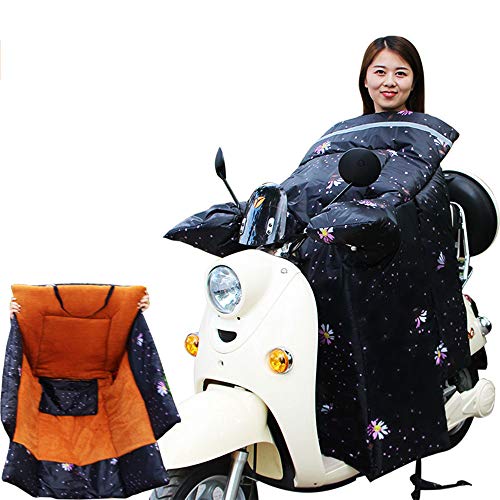 Protección contra el clima de la motocicleta, Scooter eléctrico Protector de la pierna Cubierta del viento, Cubierta de la pierna Para Scooter Lluvia Viento Protección contra el frío Rodilla,F
