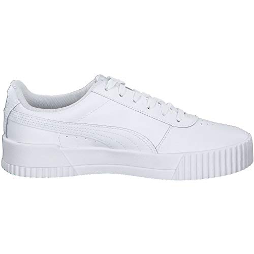 PUMA Carina L, Zapatillas para Mujer, Blanco White White Silver, 37 EU